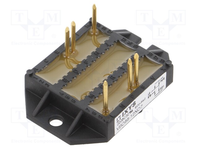 Single-phase bridge rectifier; Urmax: 1.2kV; If: 90A; Ifsm: 1kA