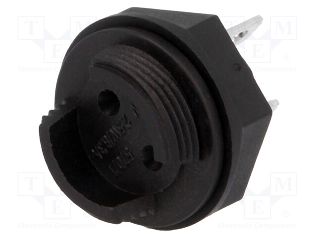 Fuse holder; miniature fuses; TE5,TR5; 6.3A; 250V; -40÷85°C