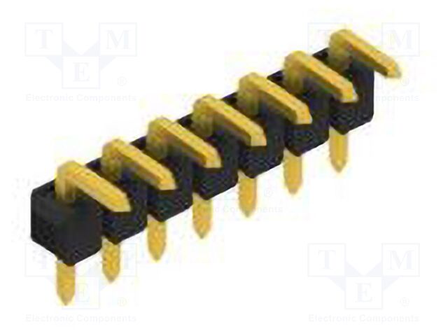 Connector: pin strips; pin header; male; PIN: 7; 2.54mm; THT; 1x7