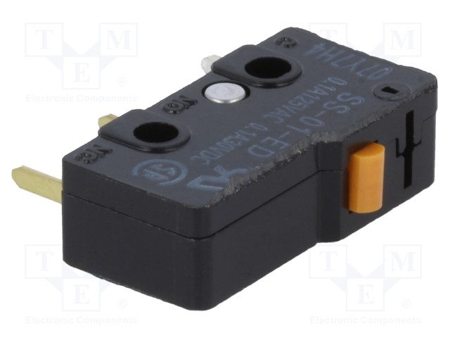 Microswitch SNAP ACTION; without lever; SPDT; 0.1A/125VAC; Pos: 2