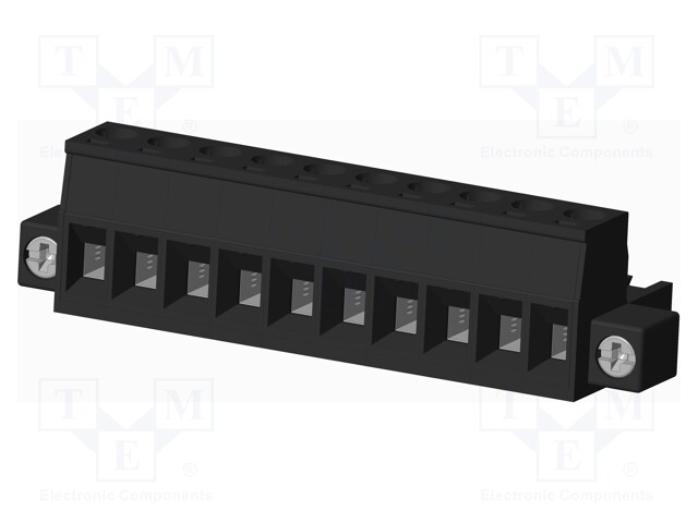 Connector: pluggable terminal block; plug; female; straight; 5mm