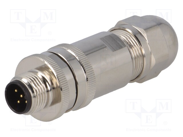 Plug; M12; PIN: 5; male; A code-DeviceNet / CANopen; for cable