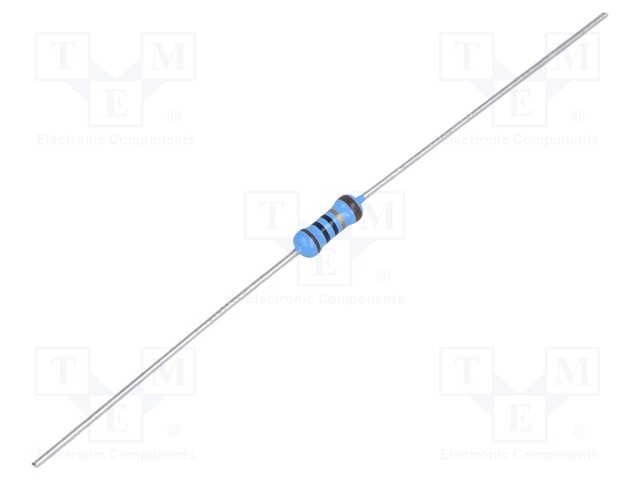 Resistor: thin film; THT; 10Ω; 600mW; ±5%; Ø2.5x6.5mm; 50ppm/°C