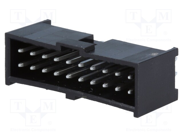 Socket; IDC; male; PIN: 20; straight; THT; tinned; 2.54mm