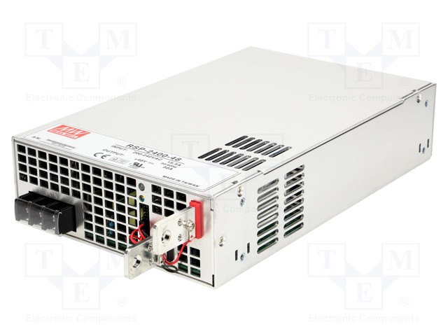 Power supply: switched-mode; modular; 2400W; 48VDC; 43÷56VDC; 50A