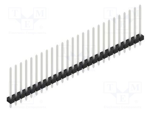 Connector: pin strips; pin header; male; PIN: 26; 2.54mm; THT; 1x26