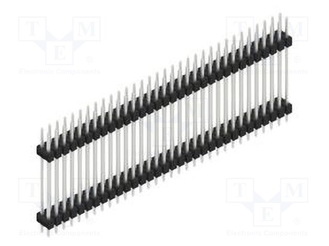 Connector: pin strips; pin header; male; PIN: 64; 2.54mm; THT; 2x32