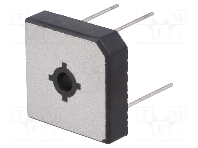 Single-phase bridge rectifier; Urmax: 1000V; If: 15A; Ifsm: 300A