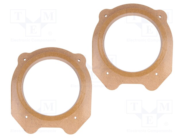 Spacer ring; MDF; 165mm; Citroën; impregnated,varnished