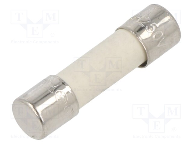 Fuse: fuse; quick blow; 1A; 250VAC; ceramic,cylindrical; 5x20mm