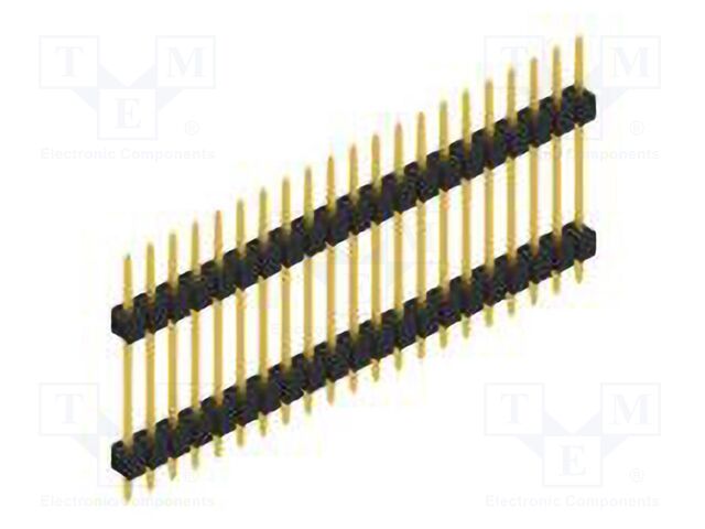 Connector: pin strips; pin header; male; PIN: 21; 2.54mm; THT; 1x21