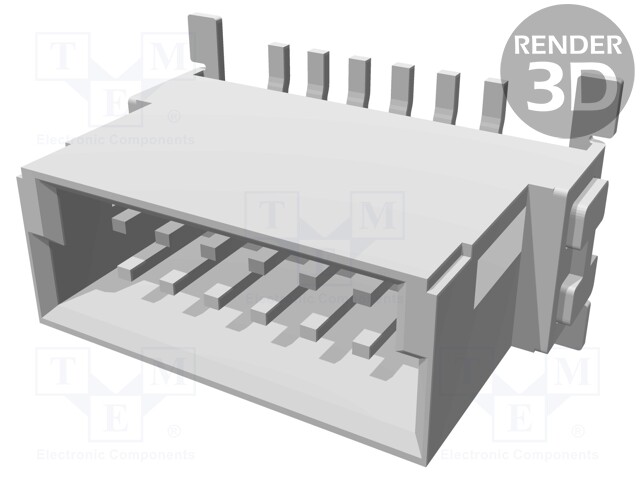 Connector: PCB to PCB; male; PIN: 12; 1.27mm; Series: har-flex; 2.3A