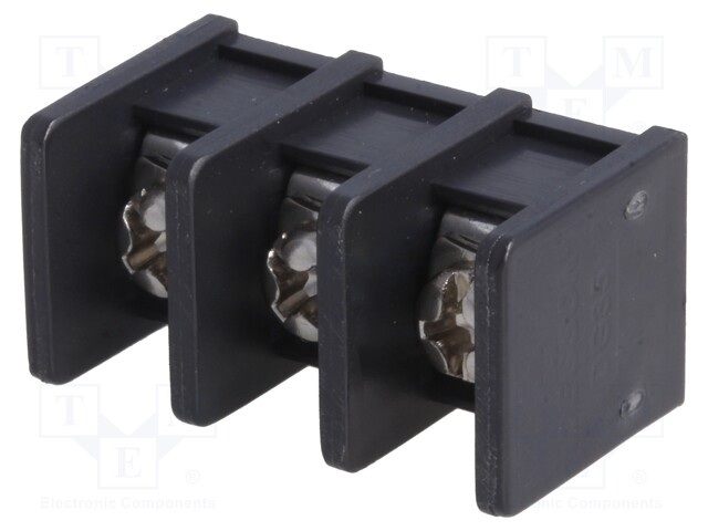 PCB terminal block; straight; 8.25mm; ways: 3; on PCBs; 4mm2; 20A