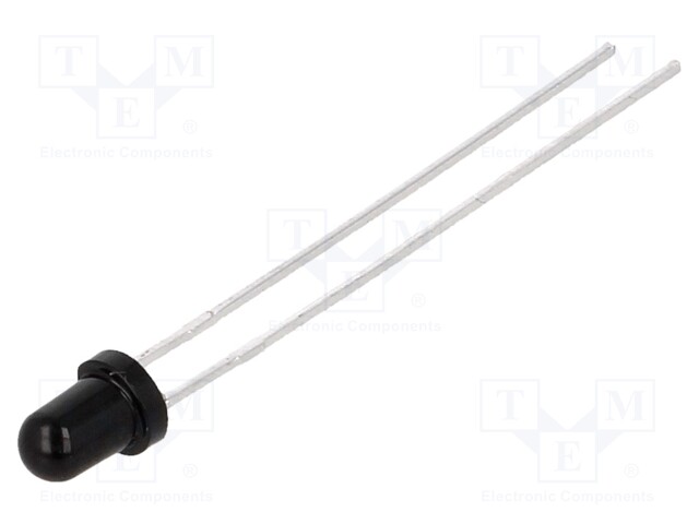 Phototransistor; 3mm; λp max: 940nm; 30V; 20°; Lens: black