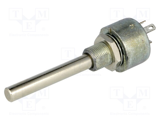 Potentiometer: shaft; single turn; 4.7kΩ; 3W; ±20%; 6mm; linear