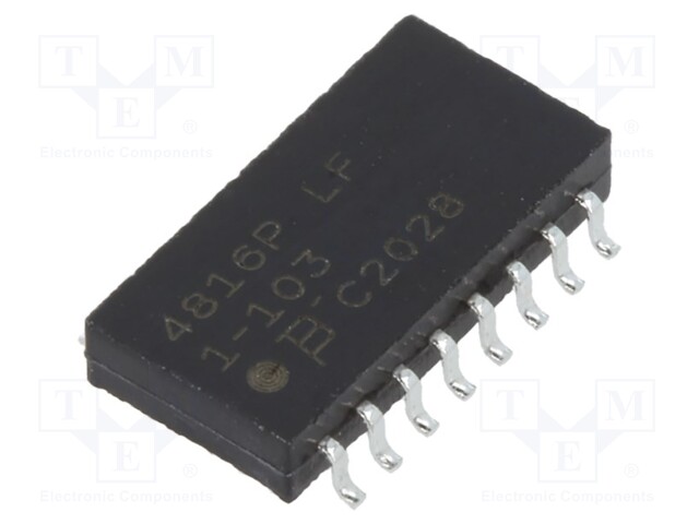 Resistor network: Y; 10kΩ; SMD; SOM-16; No.of resistors: 8; 1.28W