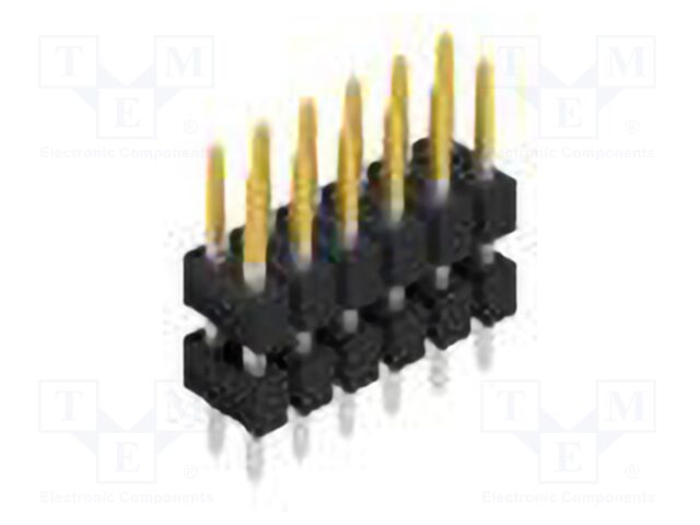 Connector: pin strips; pin header; male; PIN: 12; 2.54mm; THT; 2x6