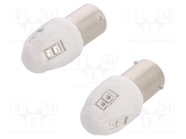 Filament lamp: automotive; BAU15S; orange; 12V; 1W; VISIONPRO LED