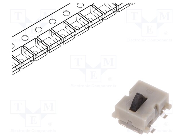 Switch: detecting; Pos: 2; SPST-NO; 0.001A/5VDC; Mounting: SMT