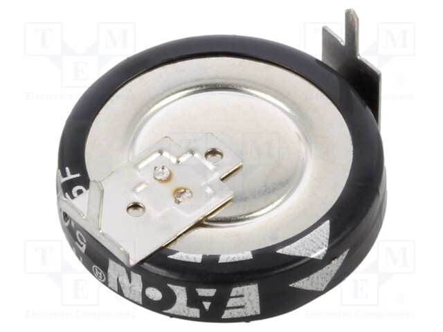 Supercapacitor; THT; 1.5F; 5VDC; -20÷80%; Body dim: Ø19.1x5.2mm