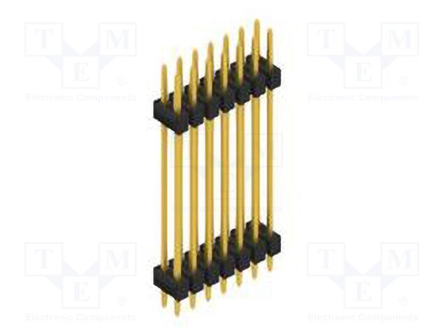 Connector: pin strips; pin header; male; PIN: 14; 2.54mm; THT; 2x7