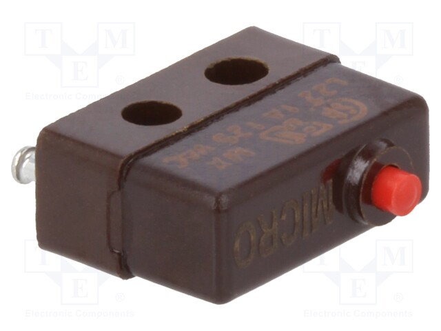 Microswitch SNAP ACTION; without lever; SPDT; 1A/250VAC; Pos: 2