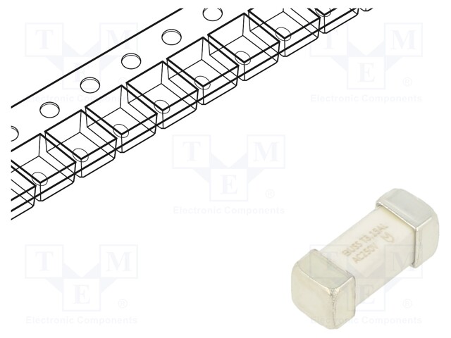 Fuse: fuse; time-lag; 3.15A; 250VAC; soldered,SMD; ceramic; SMD