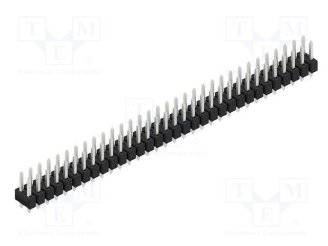Connector: pin strips; pin header; male; PIN: 64; 2.54mm; THT; 2x32