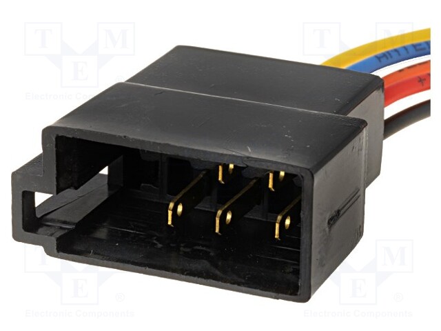 ISO socket,wires; PIN: 5