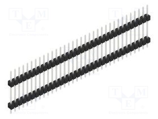 Connector: pin strips; pin header; male; PIN: 34; 2.54mm; THT; 1x34