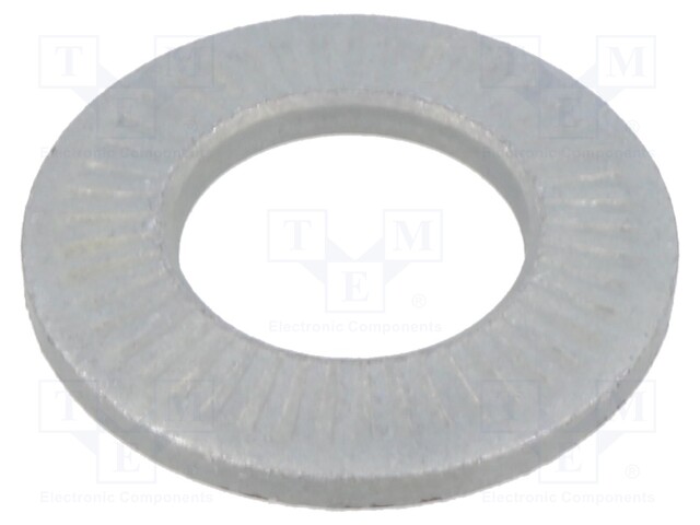 Washer; internally serrated; M12; D=24mm; h=2.9mm; spring steel