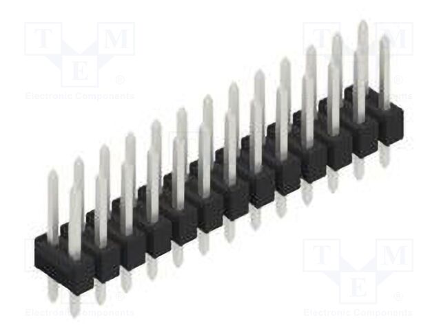 Connector: pin strips; pin header; male; PIN: 26; 2.54mm; THT; 2x13