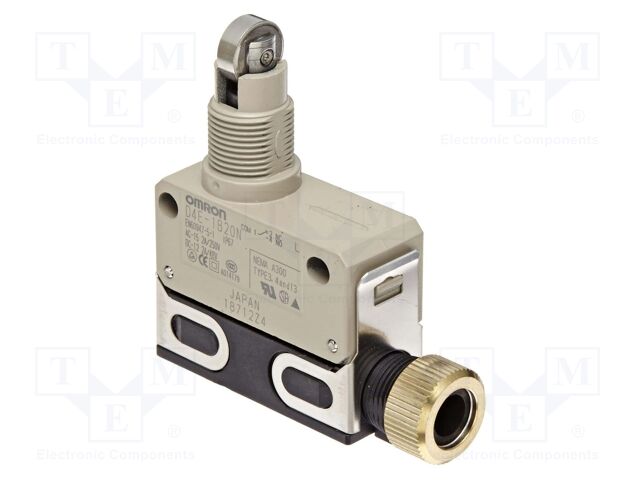 Limit switch; NO + NC; 100mA; max.250VAC; max.250VDC; IP67