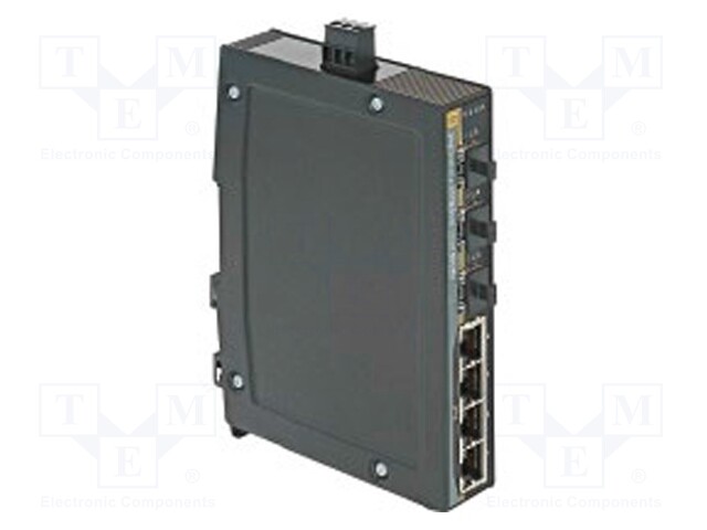 Industrial module: switch Ethernet; unmanaged; 9÷60VDC; RJ45,SC