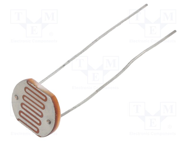 Photoresistor; 200mW; 10÷20kΩ; 560nm; Mounting: THT; ØLED: 12mm