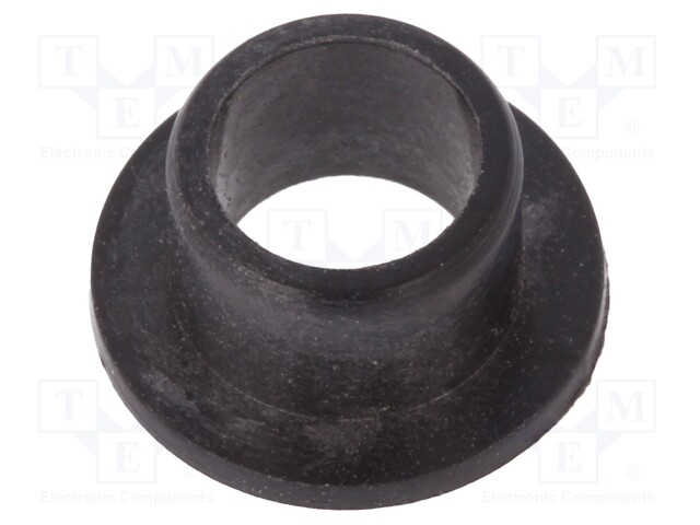 Bearing: sleeve bearing; with flange; Øout: 10mm; Øint: 8mm; L: 10mm