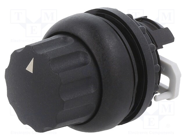Switch: rotary; Stabl.pos: 8; 22mm; black; Illumin: none; IP66; Pos: 8