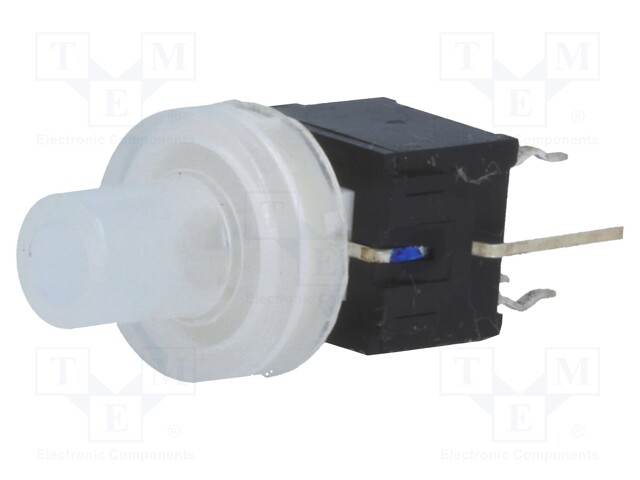 Switch: keypad; Pos: 2; DPDT; 0.1A/30VDC; colourless; Illumin: LED
