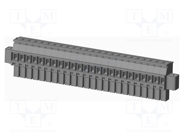 Connector: pluggable terminal block; plug; female; angled 90°