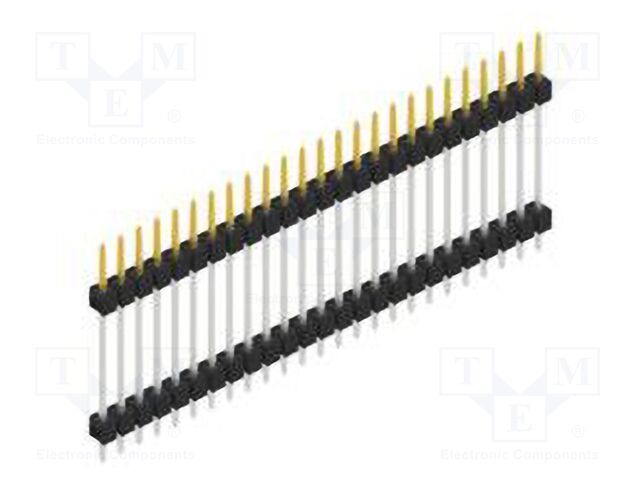 Connector: pin strips; pin header; male; PIN: 25; 2.54mm; THT; 1x25