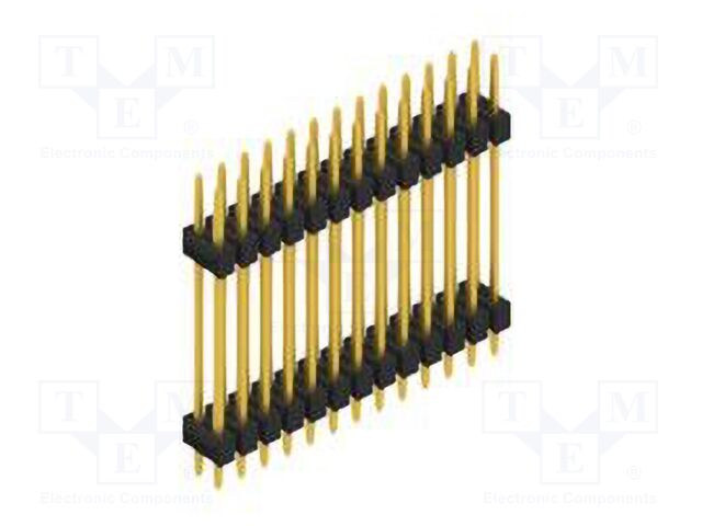 Connector: pin strips; pin header; male; PIN: 26; 2.54mm; THT; 2x13