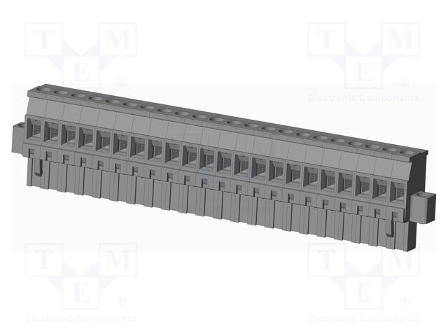 Connector: pluggable terminal block; plug; female; angled 90°