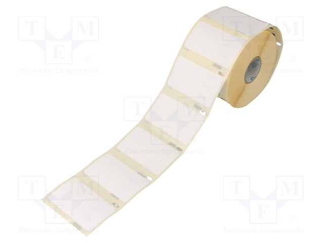Label; Width: 32mm; Colour: white; L: 57mm