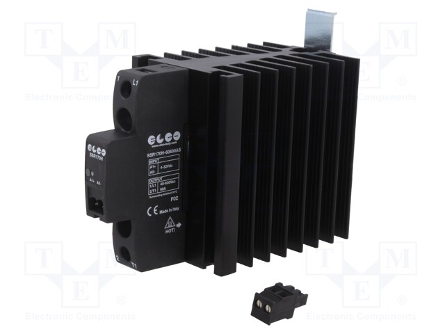 Relay: solid state; Ucntrl: 4÷32VDC; 60A; 48÷600VAC; -40÷80°C