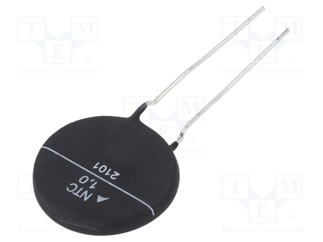 Thermistor, ICL NTC, 1 ohm, -20% to +20%, Radial Leaded, B57464S0 Series