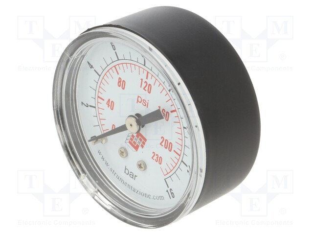 Manometer; 0÷16bar; non-aggressive liquids,inert gases; 50mm