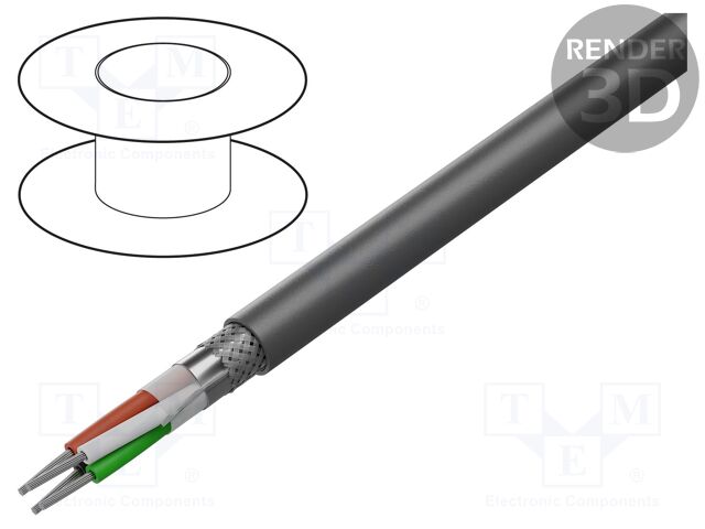 Wire; EcoCable® Mini,EcoGen™,UL AWM 21460,VW-1; 8x28AWG; MPPE