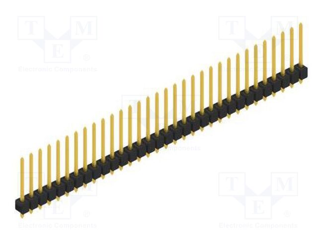 Connector: pin strips; pin header; male; PIN: 32; 2.54mm; THT; 1x32