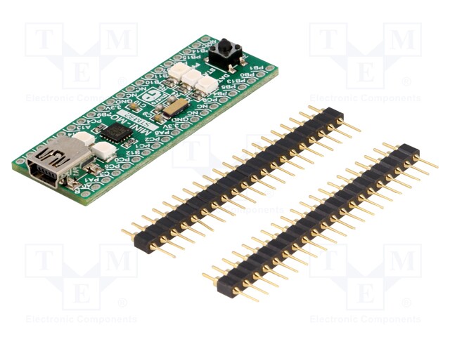 Dev.kit: ARM ST; STM32F051R8T6; USB B mini,pin strips