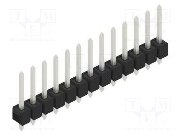 Connector: pin strips; pin header; male; PIN: 13; 2.54mm; THT; 1x13